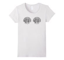 Shell Boob Shirt Original Seashell Beach Draw
