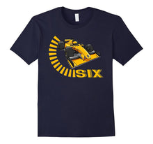 6 Years Old 6th Birthday Tshirt - Cool Race Car Tee for Boys