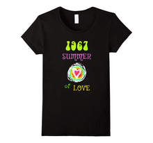1967 Summer of Love Hippie Heart T-Shirt