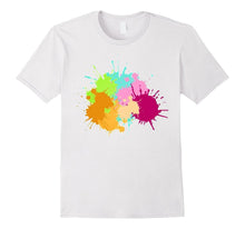 Colorful Paintball Splatter T-Shirt | Artistic Paint Tee