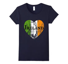 Distressed IRISH St Paddys Day Tri Colour Ireland Flag Shirt