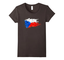 Czech Splash Flag Tourist T-Shirt