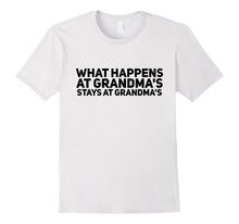 Cute Adorable Grand Children Shirt - Stays at Grandma's