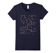 Constellations Night Sky Star Map - Astronomy TShirt