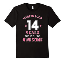 Made in 2003 Awesome Cute T-Shirt Funny 14th Birthday Gift
