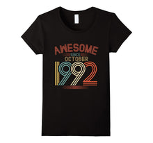 Awesome Since October 1992 Funny T-Shirt 25th Birthday Tee