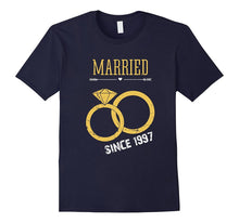 20th Wedding Anniversary Gift T-Shirt Married Since 1997