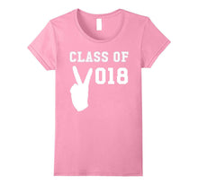 Class of 2018 Peace Sign - School Graduation T-Shirt