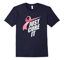 2017 Just Cure It Breast Fight Cancer Awareness Shirt Ribbon