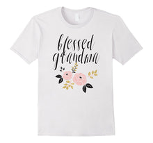Floral Design Blessed Proud Grandma Gift Tee Shirt