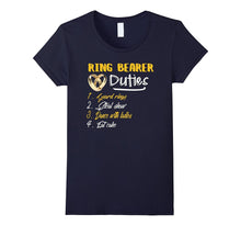 FUNNY RING BEARER DUTIES T-Shirt Cute Wedding Gift