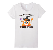 I'm Just Here for Poo Tee Emoji Emoji Poop Halloween T-Shirt