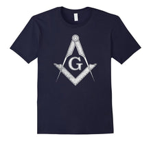 Mens Vintage Masonic Square and Compass - Freemason T-Shirt