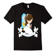 My First Communion Shirt Gift Daughter Girl Brunette Praying