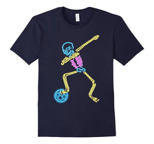 Dabbing Skeleton Funny T Shirt Love Soccer Funny Shirt