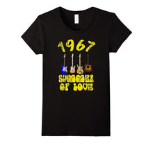 1967 Summer of Love Guitar Band Music T-Shirt Vintage Retro