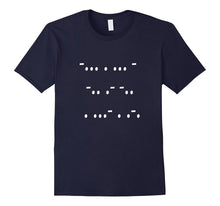 Mens Morse Code Best Dad Ever Tshirt Great Gift Idea