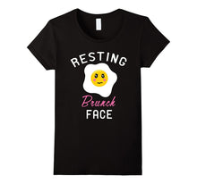 Resting Brunch Face Shirt : Grumpy Breakfast Egg Humor Joke