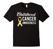 Childhood Cancer Awareness T-Shirt Pediatric Cancer Gold