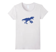 Autism Awareness Shirt, Blue T Rex Dinosaur April 2017 Gift