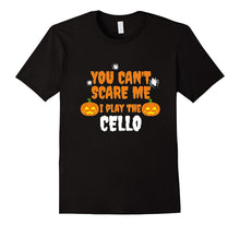 Can't Scare Me I Play the Cello Funny T-Shirt Halloween