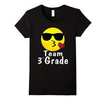 Team 3rd Grade Shirts Gifts for Teacher Emoji Hearts Love
