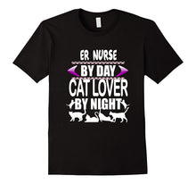ER Nurse Cat Lover T Shirt Nurses Novelty Gift TShirt