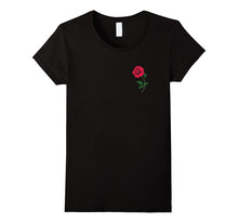 CaliDesign Rose Chest Print T Shirt Urban Hipster Rap Tee