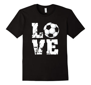 "Soccer T-Shirt":I Love Soccer T-Shirt for Women, Girls,Kids