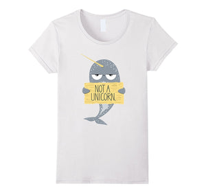 "Not a Unicorn" Cute Funny Narwhal Graphic T-Shirt