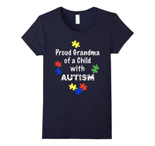 Autism Awareness T-Shirt - Proud Grandma