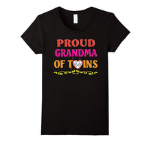 Proud Grandma of Twins Happy Parents Day T-Shirt Gift