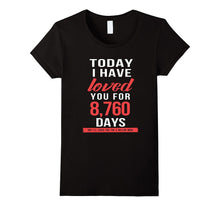 24th Anniversary Shirt I Have Loved You for 8,760 Days Shirt