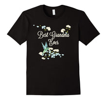 Best Grandma Ever Hummingbird Floral T Shirt Mother's Day
