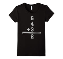 6 4 3 2 BASEBALL Shirt Funny Baseball Math Tshirt Clothing