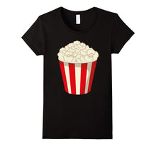 Funny Popcorn Halloween Snack T-Shirt Last Minute Costume