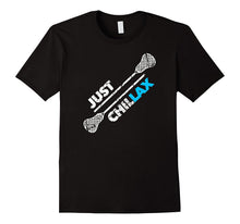 Just ChillLAX Lacrosse T-Shirt | Blue
