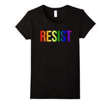 Resist Rainbow Flag Nationa Pride March Shirt for Women Men