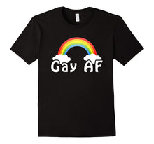 Funny Rainbow Gay AF Flag T-Shirt Gay Gift Shirt