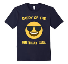 Mens Daddy of the Birthday Girl Emoji Party Gift T-Shirt