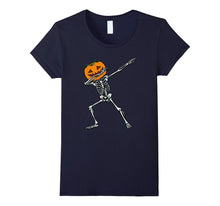 Dabbing Skeleton T-Shirt Pumpkin Dab Hip Hop Skull Shirts