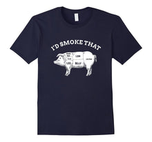 I'd Smoke That Pig Shirt - Perfect Gift Tee for Father's Day