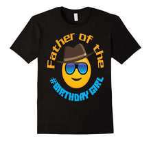 Father of the Birthday Girl Emoji T-Shirt Gift Dad Party