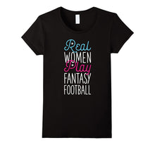Real Woman Women Play Fantasy Football Mrs Champion T Shirt