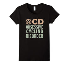 OCD Obsessive Cycling Disorder Distressed Bicycle T Shirt