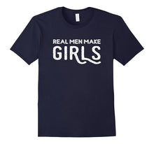 Mens New Baby Real Men Make Girls Men's T Shirt Gift Shower Dad