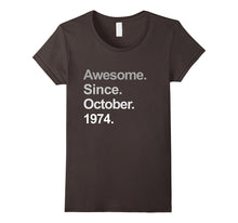 Awesome Since October 1974 Shirt 43rd Birthday Gifts TShirt