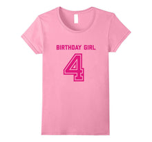 4th Birthday Shirt Gift Age 4 Year Old Girl Tshirt Girls Tee