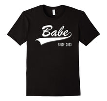 14th Anniversary Gifts Babe 2003 Couple Wedding Tshirt