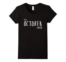 Est October 1999 Shirt - Cute 18th Birthday Gifts TShirt